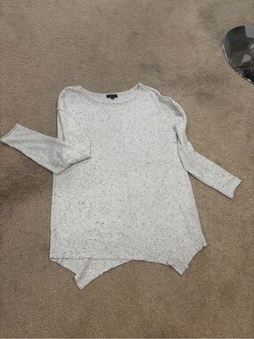 Verve Ami Cream Speckled Crewneck Sweater